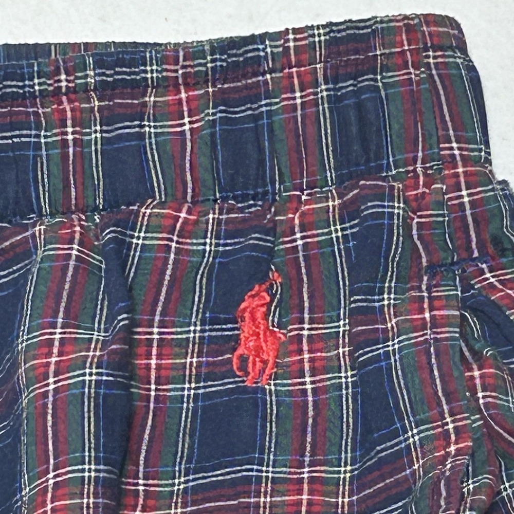 Polo Ralph Lauren Sleepwear Pants Mens‎ Large Plaid Casual Lightweight Cotton